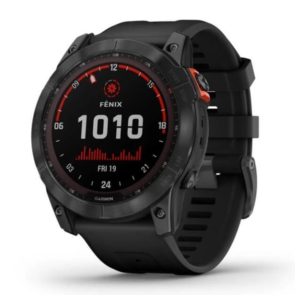 Garmin Fenix 7X Solar Edition GPS Smartwatch Slate Gray with Black Band (010-02541-01) New 1