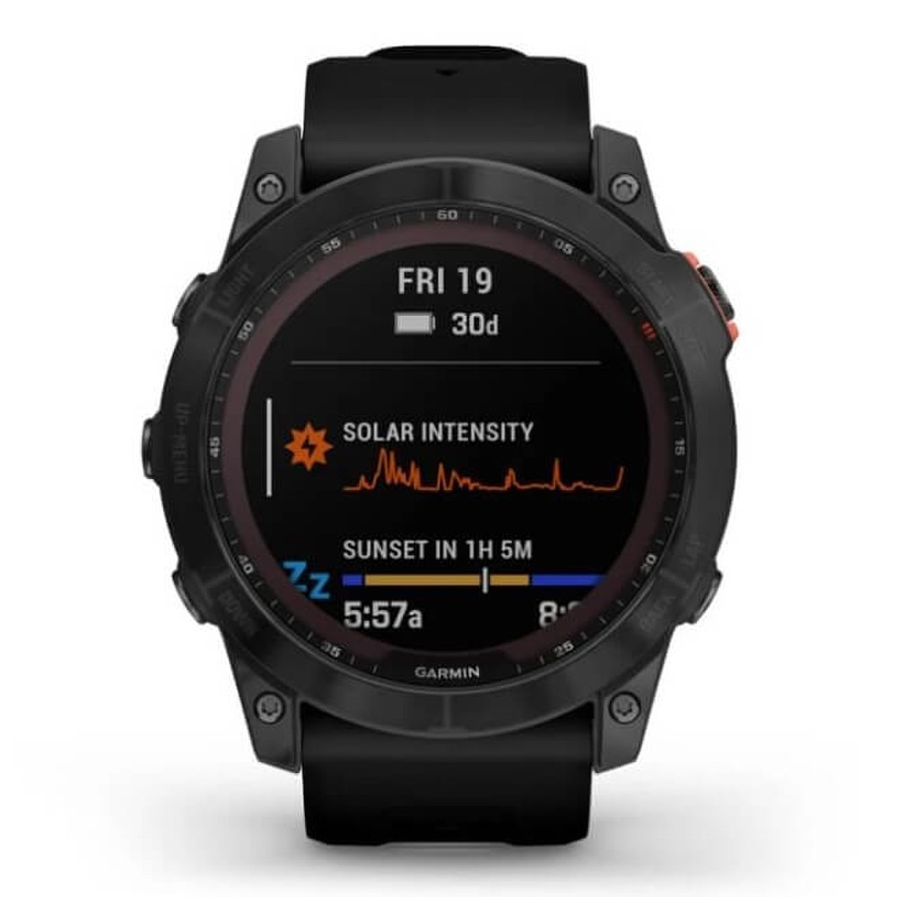 Garmin Fenix 7X Solar Edition GPS Smartwatch Slate Gray with Black Band (010-02541-01) New 2