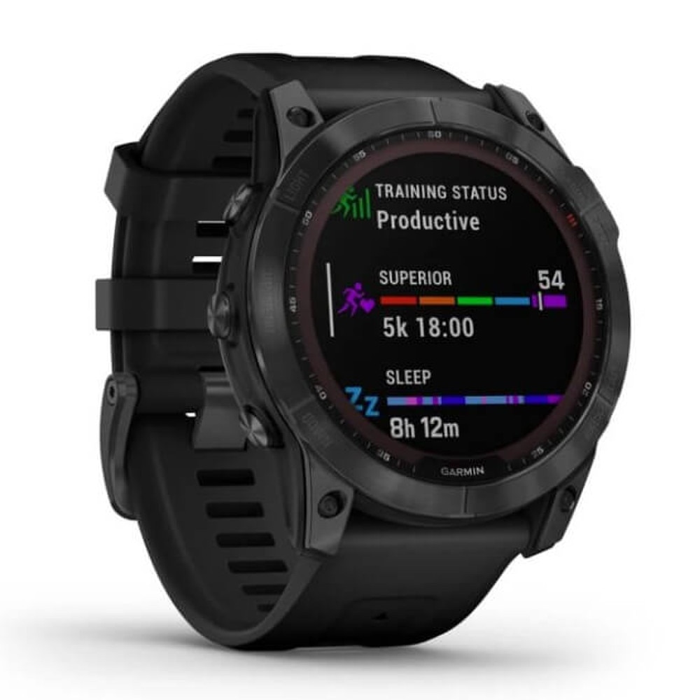 Garmin Fenix 7X Solar Edition GPS Smartwatch Slate Gray with Black Band (010-02541-01) New 3
