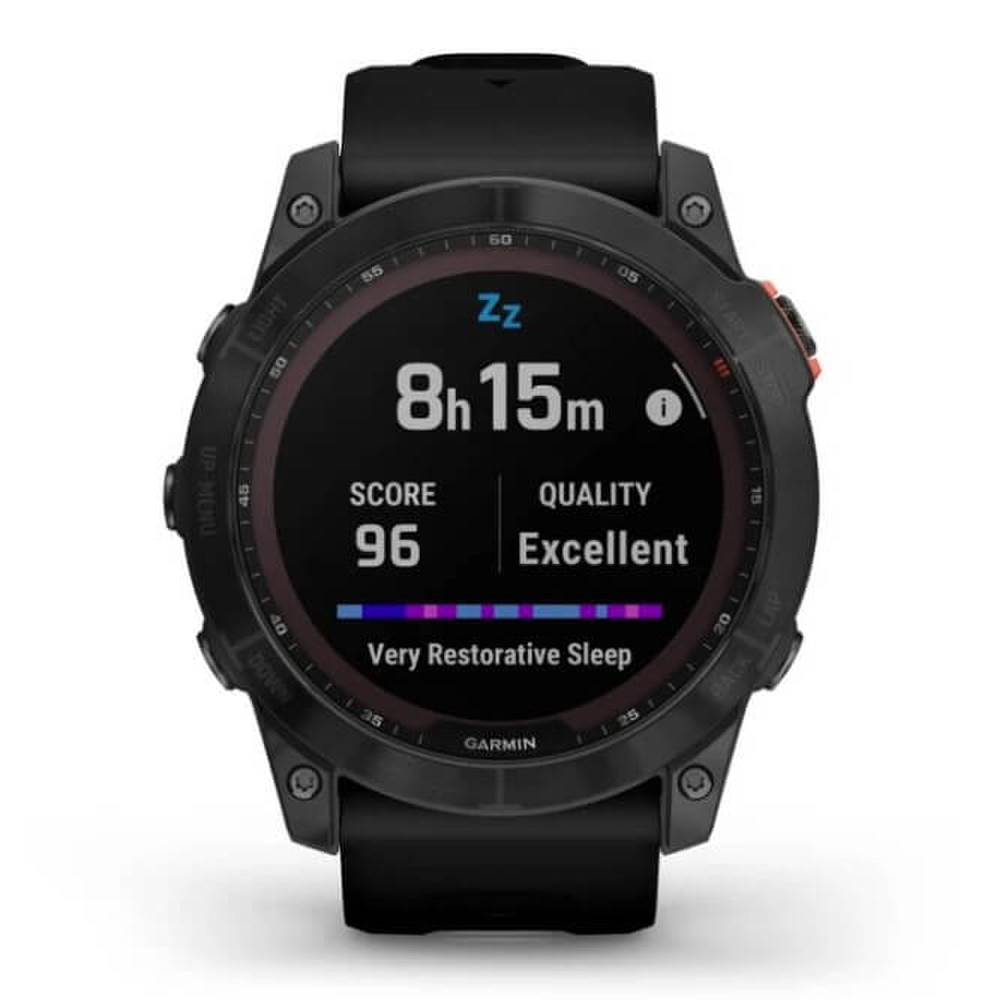 Garmin Fenix 7X Solar Edition GPS Smartwatch Slate Gray with Black Band (010-02541-01) New 8