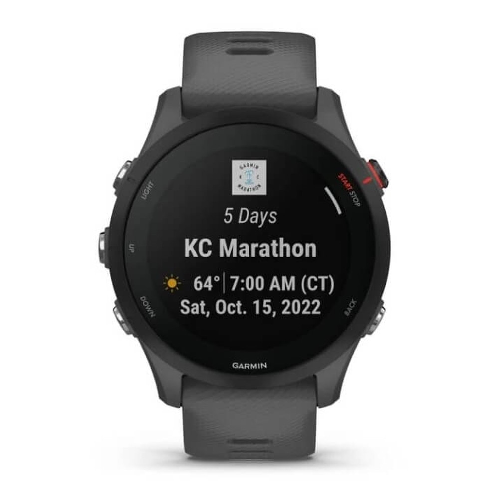 Garmin Forerunner 255 GPS Running Smartwatch Slate Gray (010-02641-10, 010-02641-00) New 5