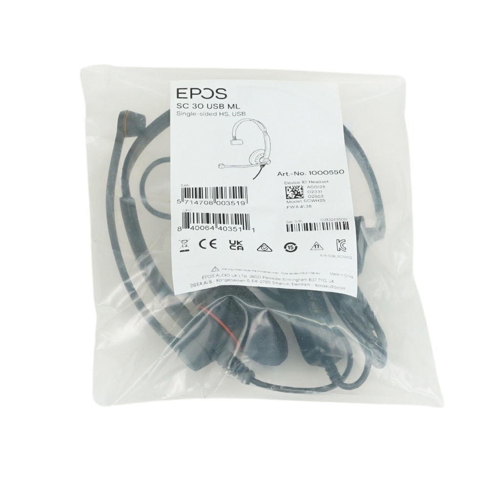 EPOS Impact SC 30 USB ML Headset (1000550) | New 6