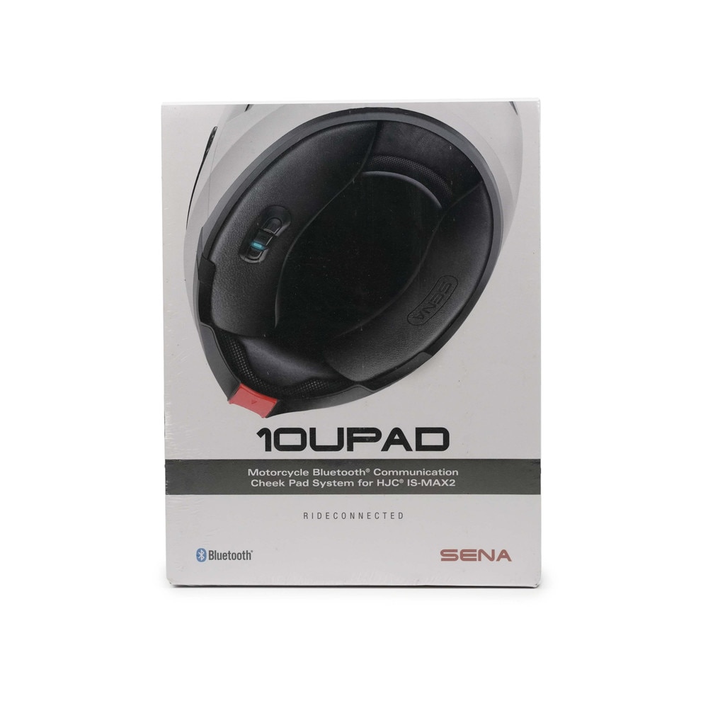 Sena | 10UPAD-HJ-02 | 10Upad Motorcycle Bluetooth Communication Cheek Pad System for HJC IS-MAX2 New 6