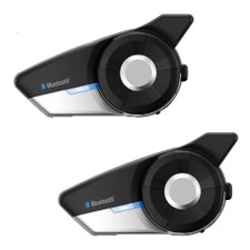 Sena 20S EVO Motorcycle Bluetooth Communication System & HD Speakers - Dual Pack (20S-EVO-11D) New 1