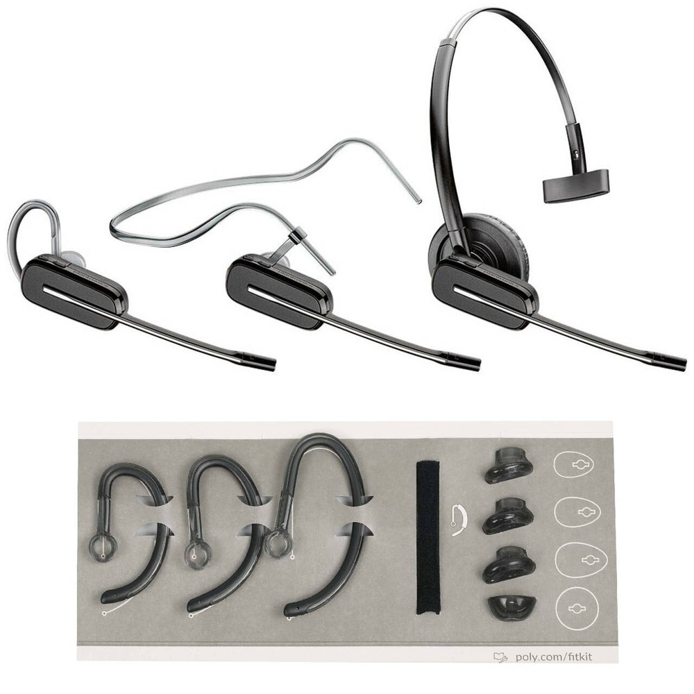 Plantronics Savi 8245-M Office Wireless DECT Headset for MS Teams (Unlimited Talk Time) (214900-01) Like New 6