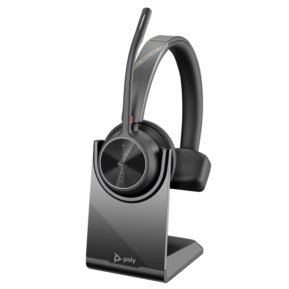 Plantronics Poly Voyager 4310-M UC USB-A Wireless Headset for MS Teams (218471-02) Like New 4