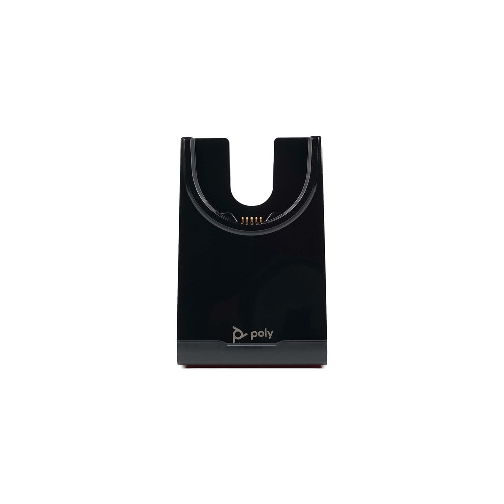 Plantronics Poly Voyager 4320-M Dual USB-A Bluetooth Headset for MS Teams with Charge Stand (218476-02) Like New 4