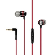 Sennheiser CX 300S Red Wired Earphones 508595 - High-quality in-ear headphones with enhanced bass, noise isolation, built-in microphone, and ergonomic design for comfortable listening.