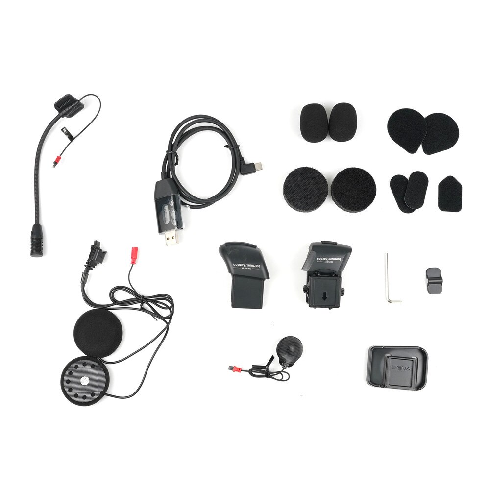 Sena 50C Motorcycle Communication and 4K Camera System (50C-01) New 6