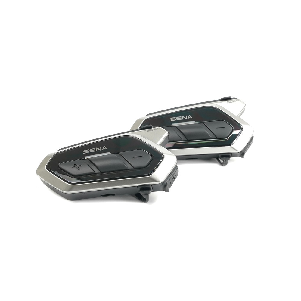 Sena | 50R-02D | 50R Low Profile Motorcycle Communication System with SOUND BY Harman Kardon Dual Pack New 2