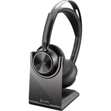 Poly Voyager Focus 2 USB-A with Charge Stand Headset (77Y86AA, 213727-01) New 1