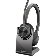 Poly Voyager 4320 USB-C Bluetooth Headset with BT700 Dongle and Charging Stand (77Z31AA, 218479-01) New 1
