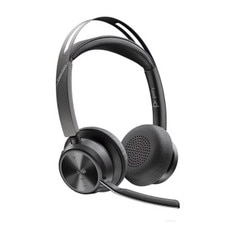HP Poly Voyager Focus B825-M Microsoft Teams Certified Stereo Bluetooth Headset with USB-A Adapter No Charging Stand (7F0J2AA, 202652-104) New 1