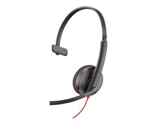 Poly Blackwire 3210 Monaural USB-C Headset +USB-C/A Adapter - Bulk (8X214A6, 8X214AA) New 1