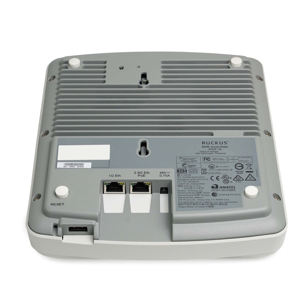 Ruckus ZoneFlex R650 Wireless Access Point Wi-Fi 6 (901-R650-WW00) New 4