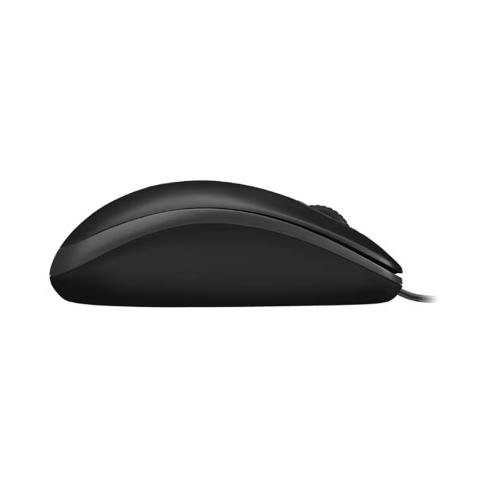 Logitech B100 USB Mouse | Wired Optical Mouse (Black) | New 4