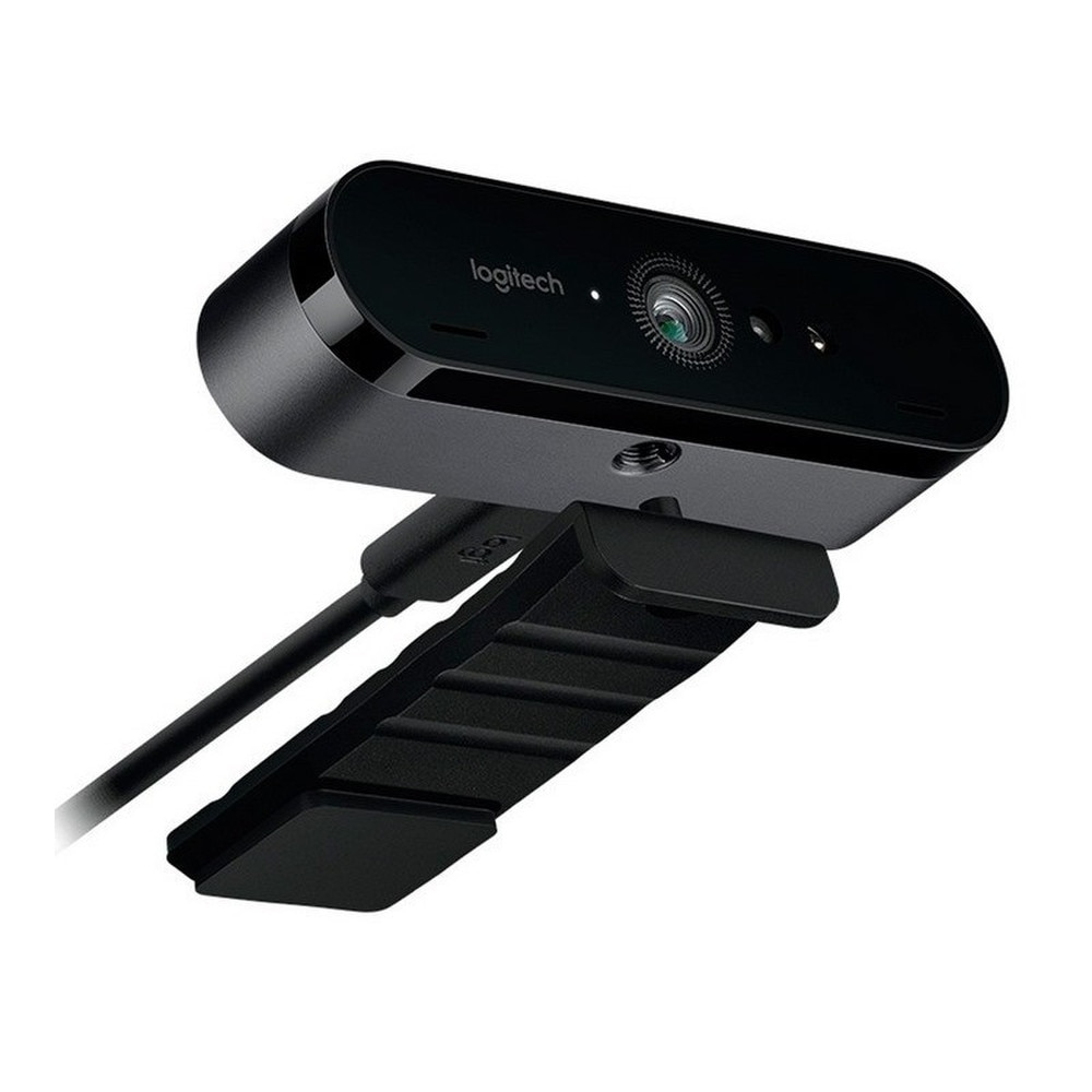 Logitech BRIO 4K Ultra HD Pro Webcam (960-001106, 960-001105) | Crystal Clear Video Quality for Professional Meetings and Streaming | 4K UHD, HDR, and Autofocus Technology 4