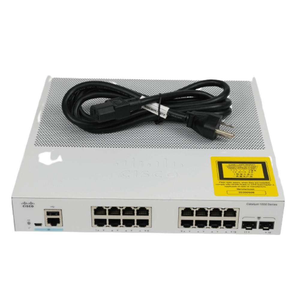 Cisco Catalyst C1000-16T-2G-L 16-Port Ethernet Managed Network Switch Refresh 4