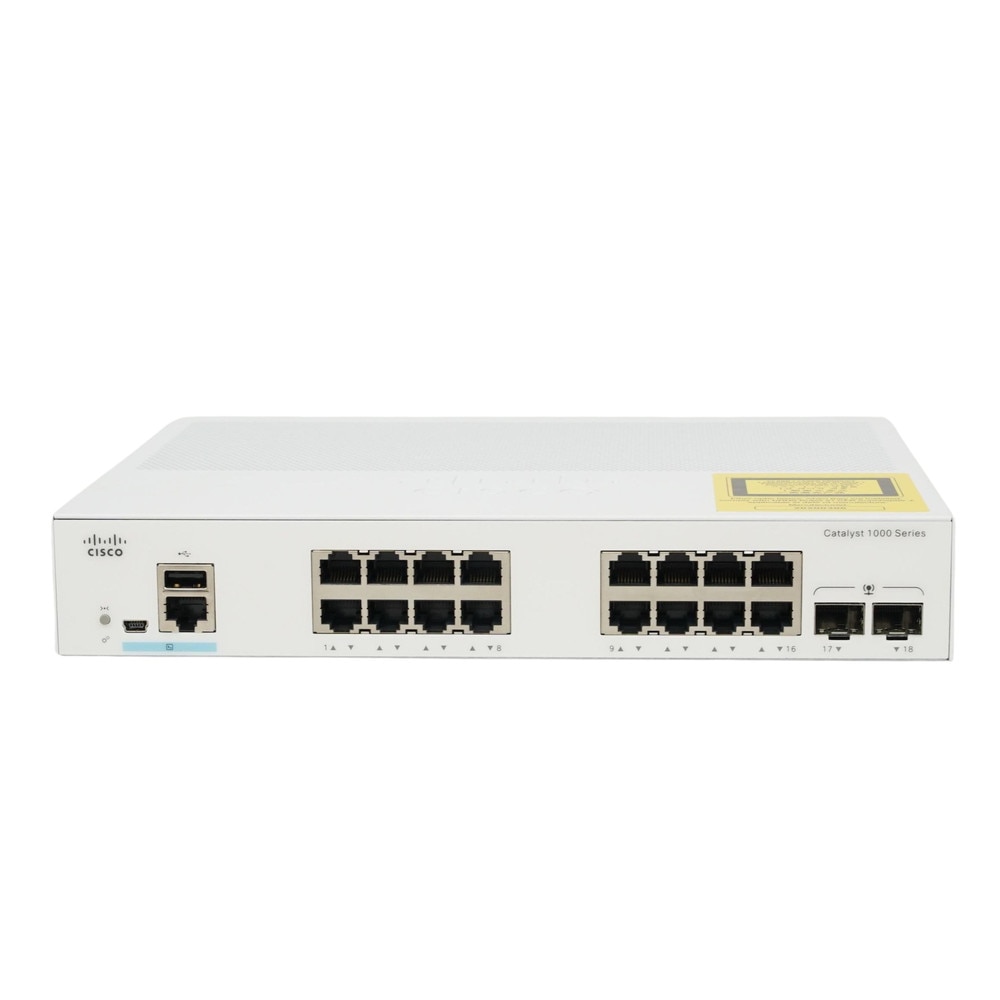 Cisco Catalyst C1000-16T-E-2G-L 16-Port Gigabit Managed Network Switch New 2