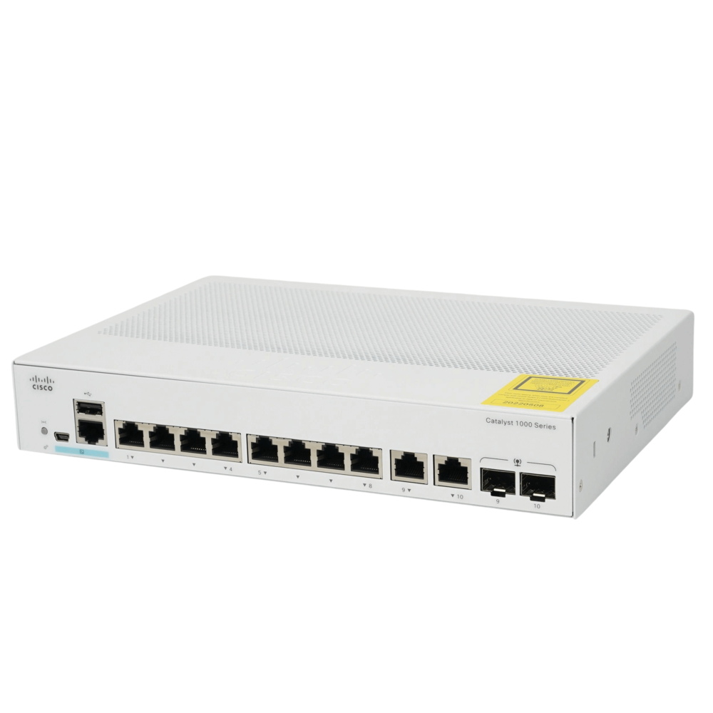 Cisco Catalyst C1000-8T-2G-L-RF 8-Port Gigabit Managed Network Switch Refresh 1