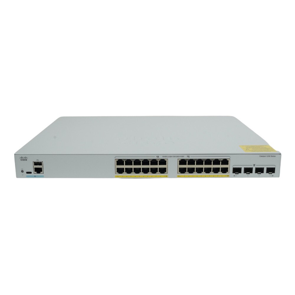 Cisco Catalyst C1200-24FP-4G 24-Port Gigabit PoE+ Managed Network Switch Refresh 3