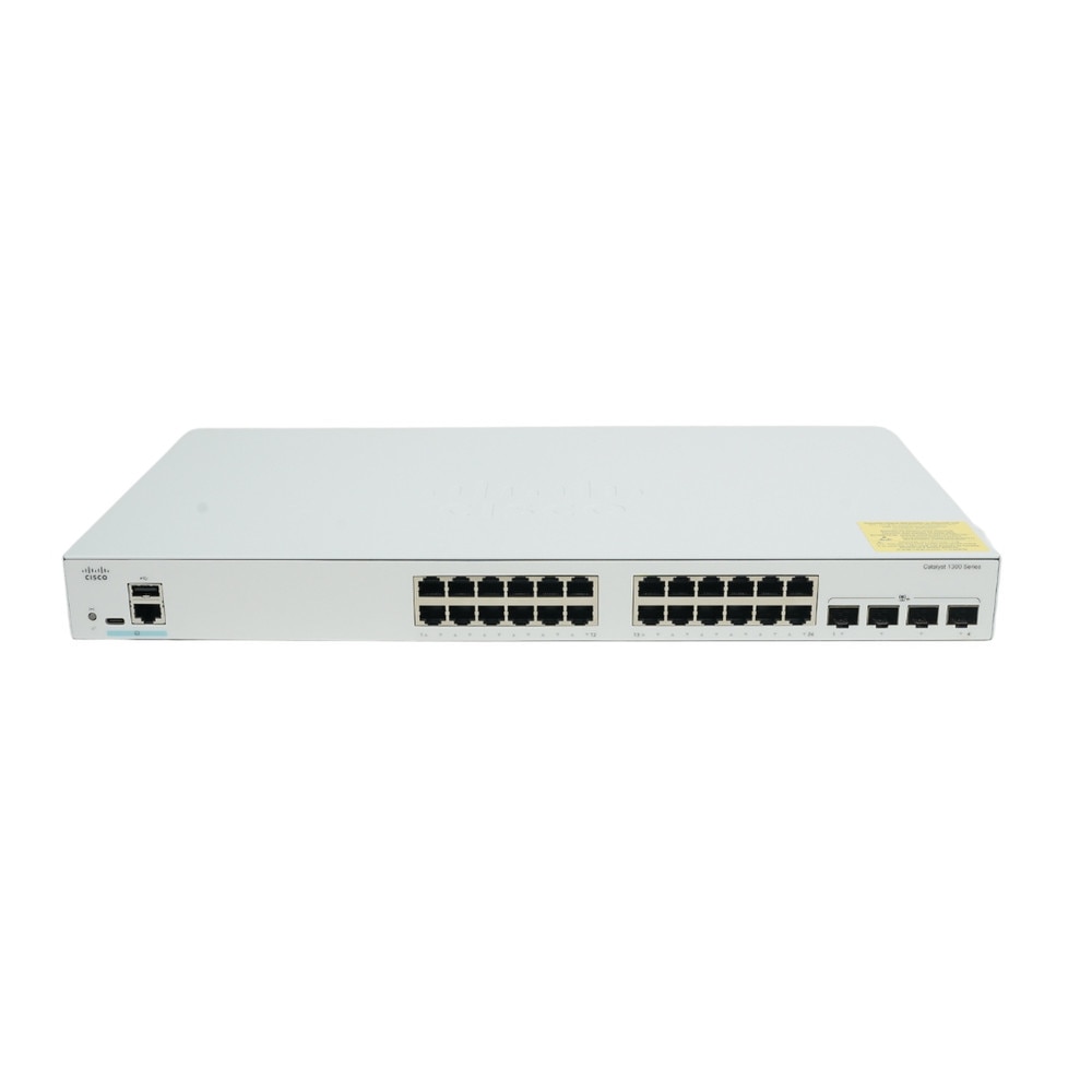 Cisco Catalyst C1300-24T-4X 24-Port Gigabit Managed Network Switch Refresh 3