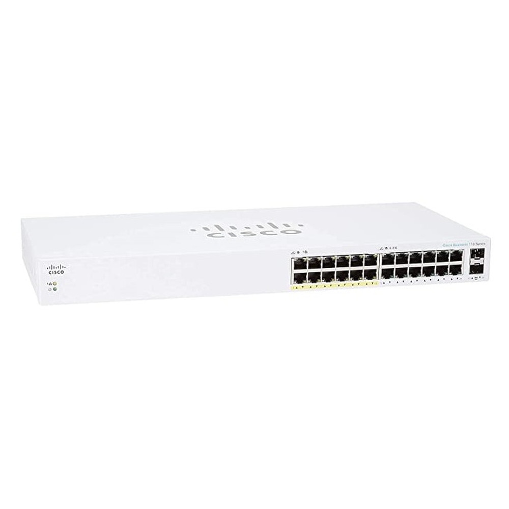 Cisco CBS110-24PP 24-Port Unmanaged Switch (CBS110-24PP-NA-RF) Refresh 2