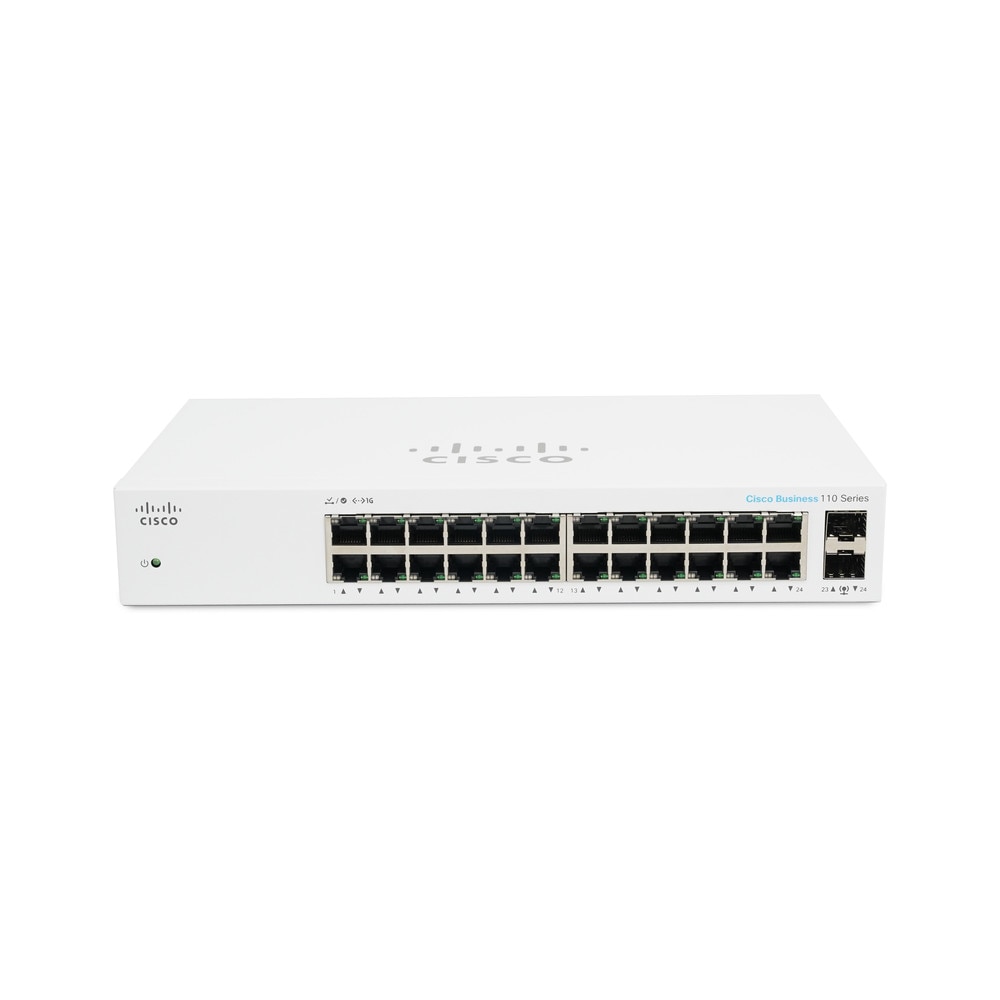 Cisco CBS110-24T 24-Port Gigabit Ethernet Switch with 2 Gigabit SFP (NA) Refresh 2