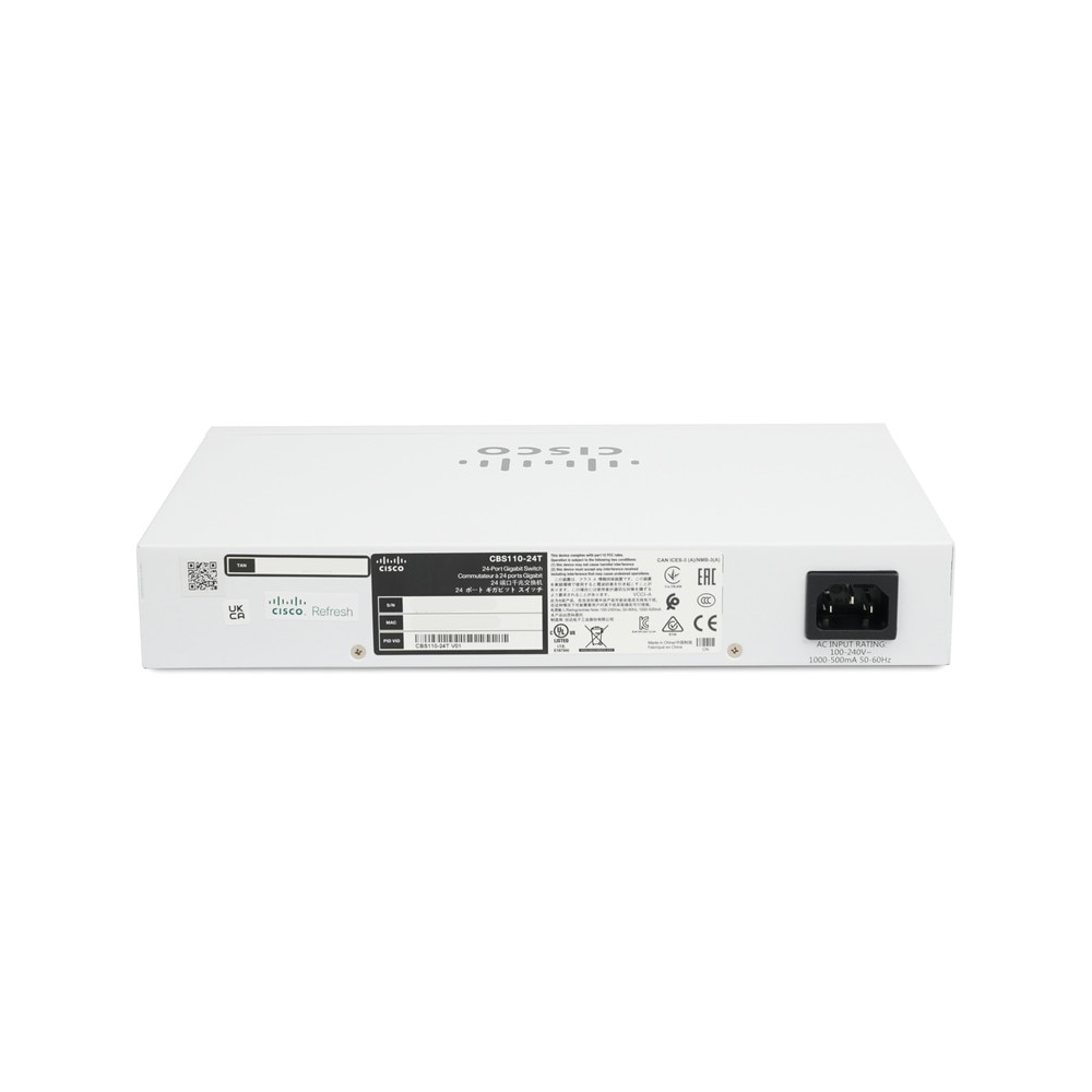 Cisco CBS110-24T 24-Port Gigabit Ethernet Switch with 2 Gigabit SFP (NA) Refresh 4
