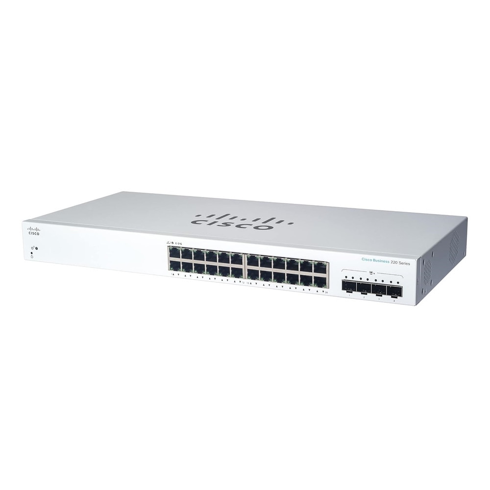 Cisco CBS220-24T-4X-NA-RF 24-Port Gigabit Managed Network Switch Refresh 1