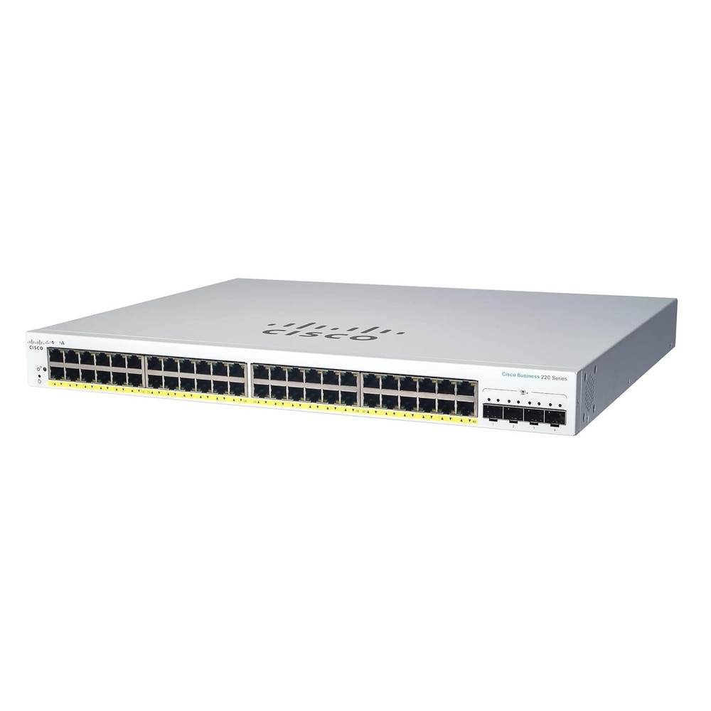 Cisco CBS220-48T-4X 48-Port Gigabit Managed Network Switch with SFP+ (NA) Refresh 1