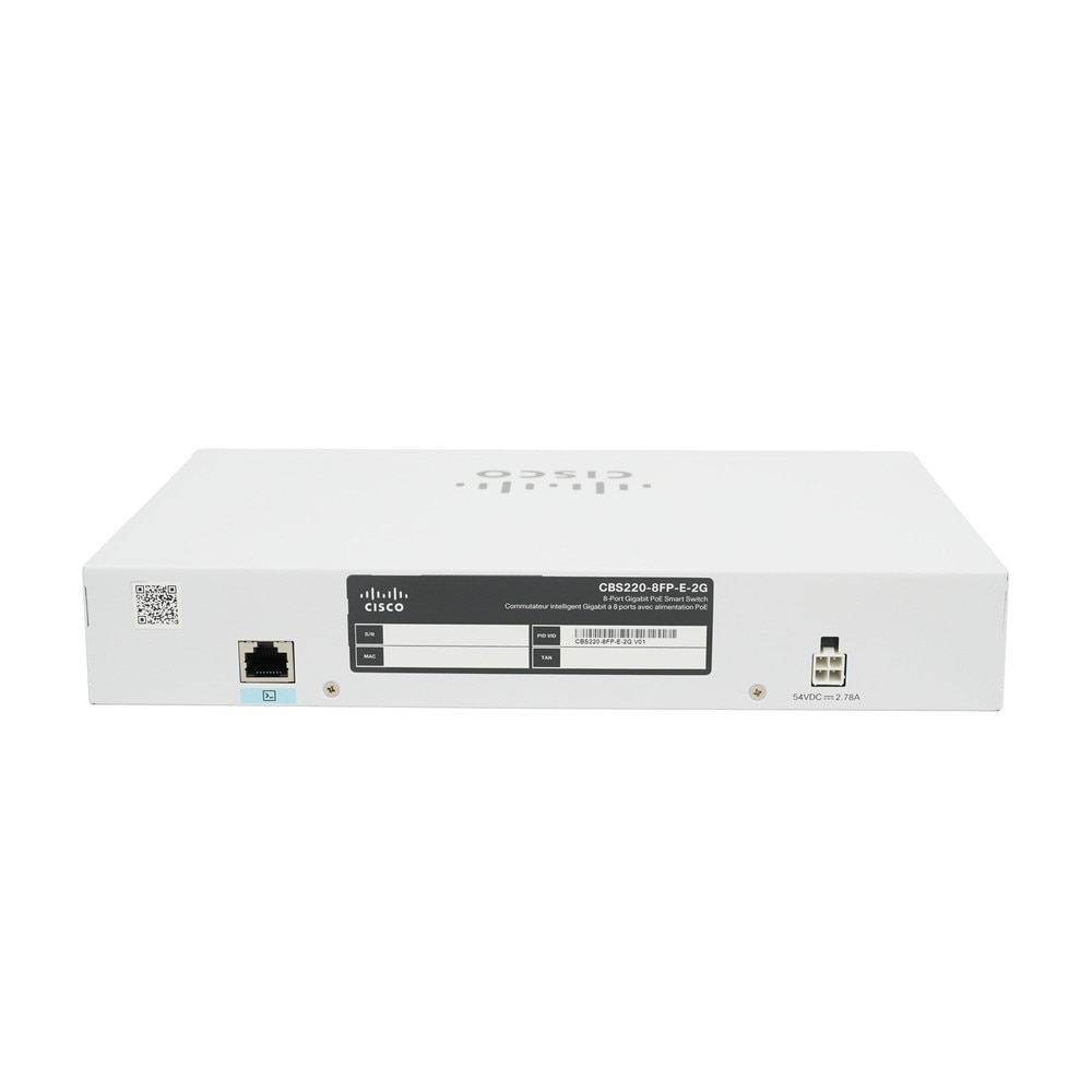 Cisco CBS220-8FP-E-2G-NA-RF 8-Port Gigabit PoE Managed Network Switch with SFP Refresh 5