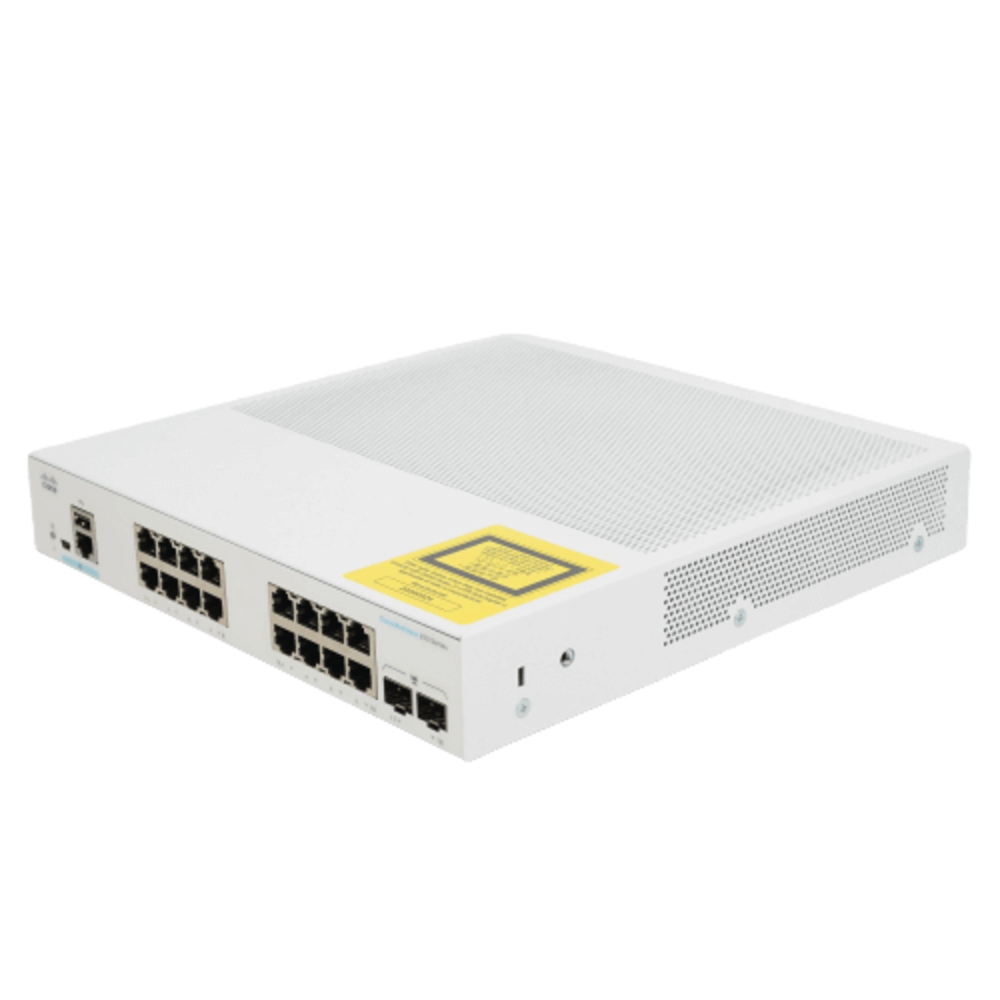 Cisco CBS250-16T-2G 16-Port Gigabit Ethernet Smart Switch with SFP (NA) Refresh 1