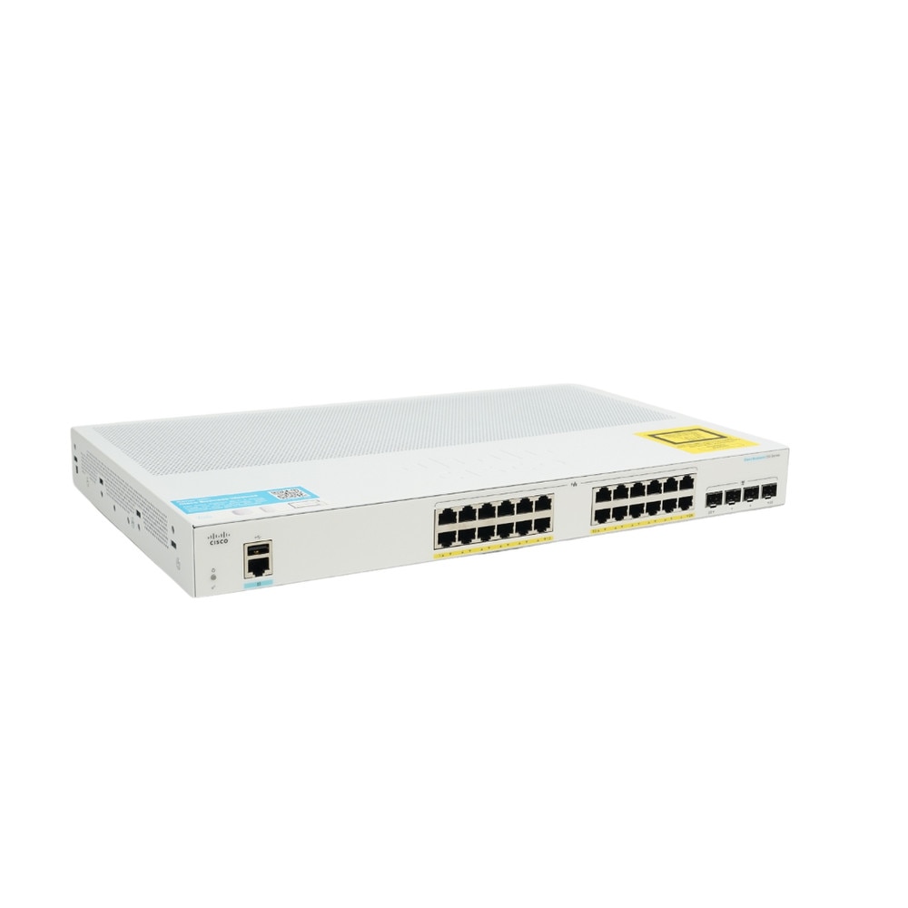 Cisco CBS250-24PP-4G 24-Port Gigabit Ethernet PoE+ Smart Switch with SFP (NA) Refresh 1