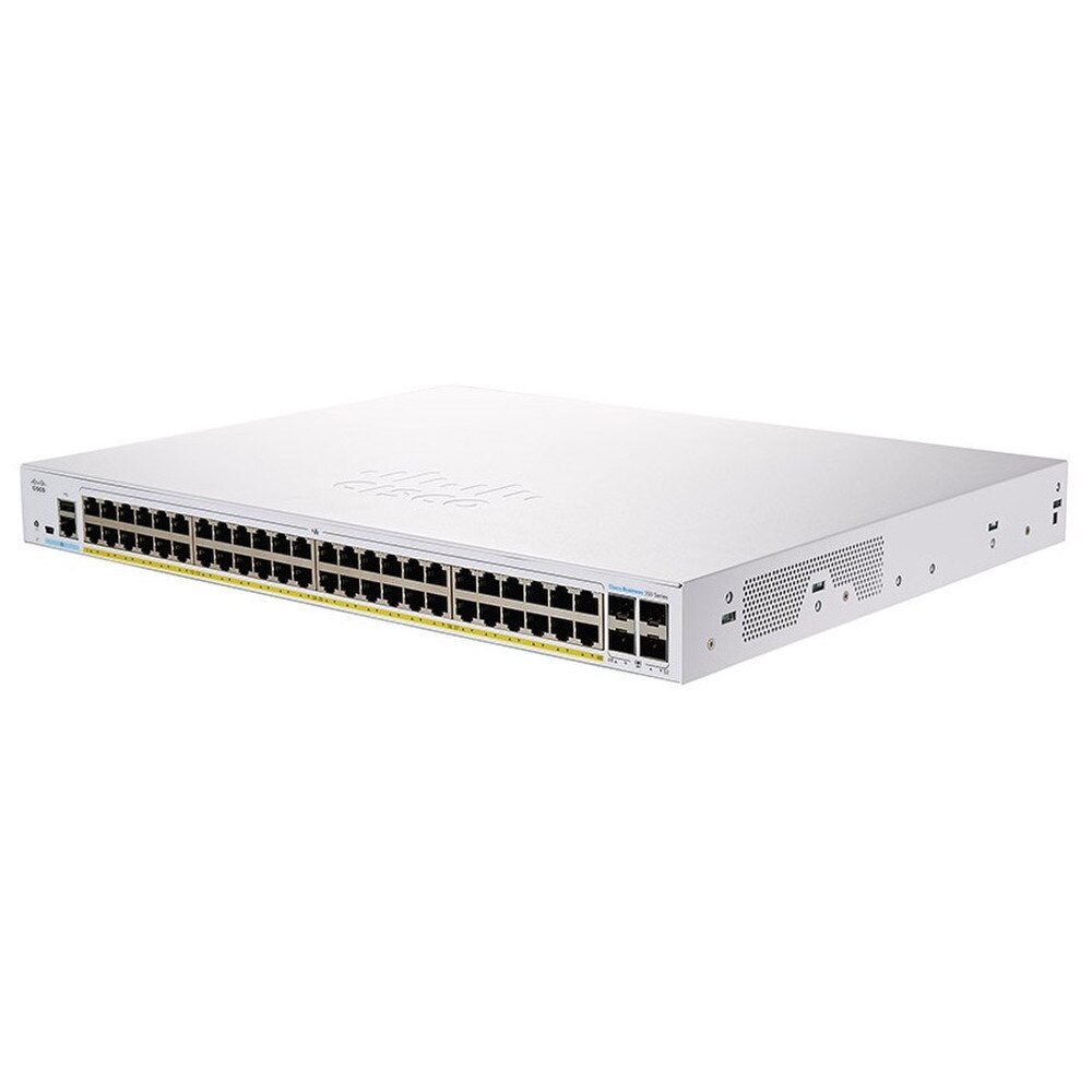 Cisco CBS350-48P-4G-NA-RF 48-Port Gigabit PoE+ Managed Network Switch with SFP Refresh 1