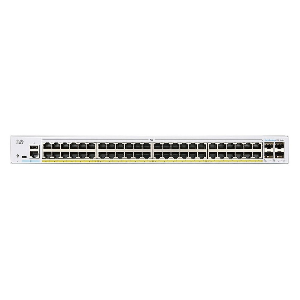 Cisco CBS350-48P-4G-NA-RF 48-Port Gigabit PoE+ Managed Network Switch with SFP Refresh 2