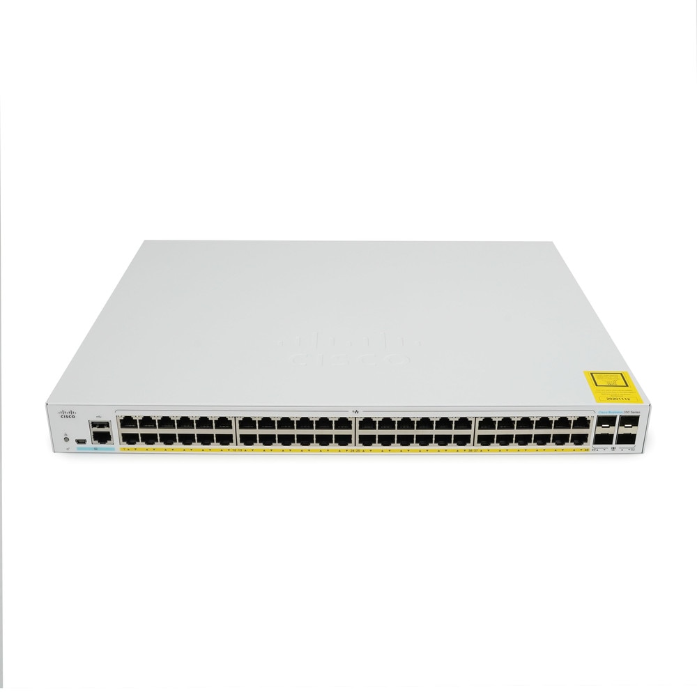 Cisco CBS350-48P-4G-NA-RF 48-Port Gigabit PoE+ Managed Network Switch with SFP Refresh 4