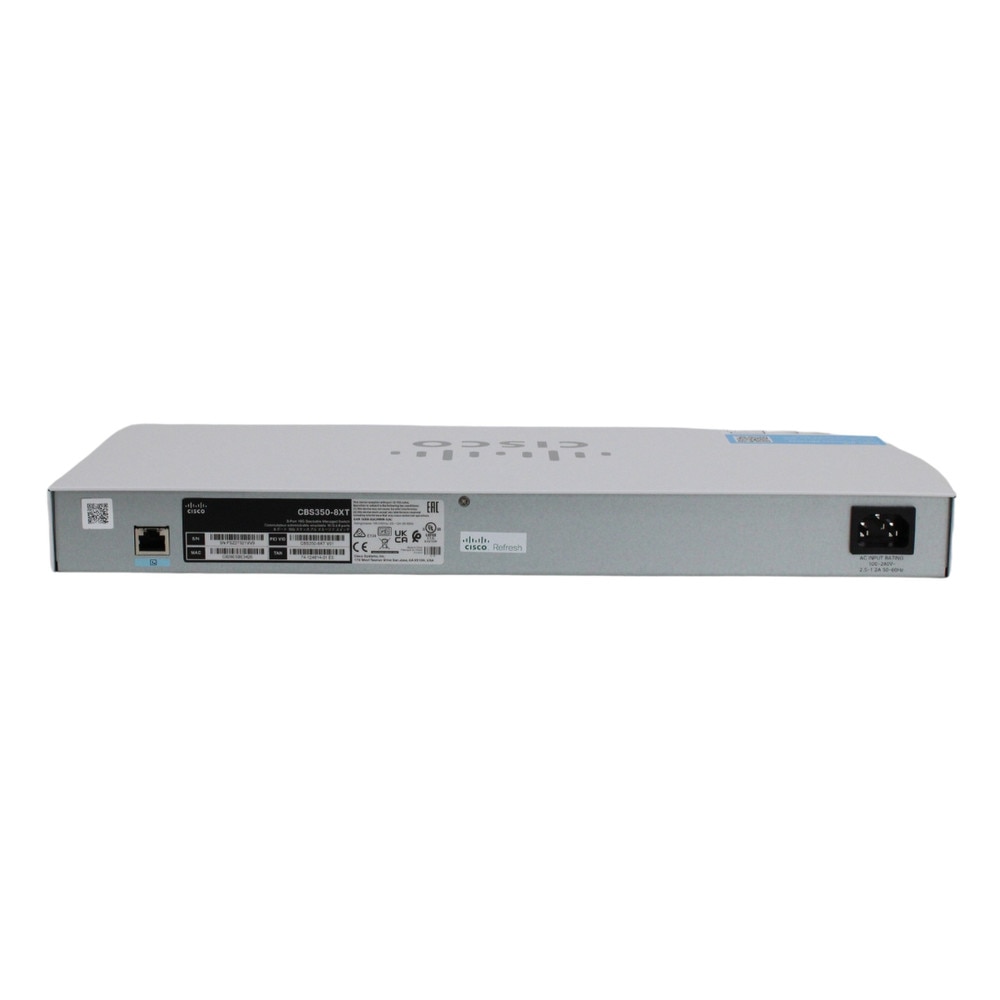 Cisco CBS350-8XT 8-Port 10G Managed Network Switch with 10G SFP+/RJ45 Combo (NA) Refresh 2