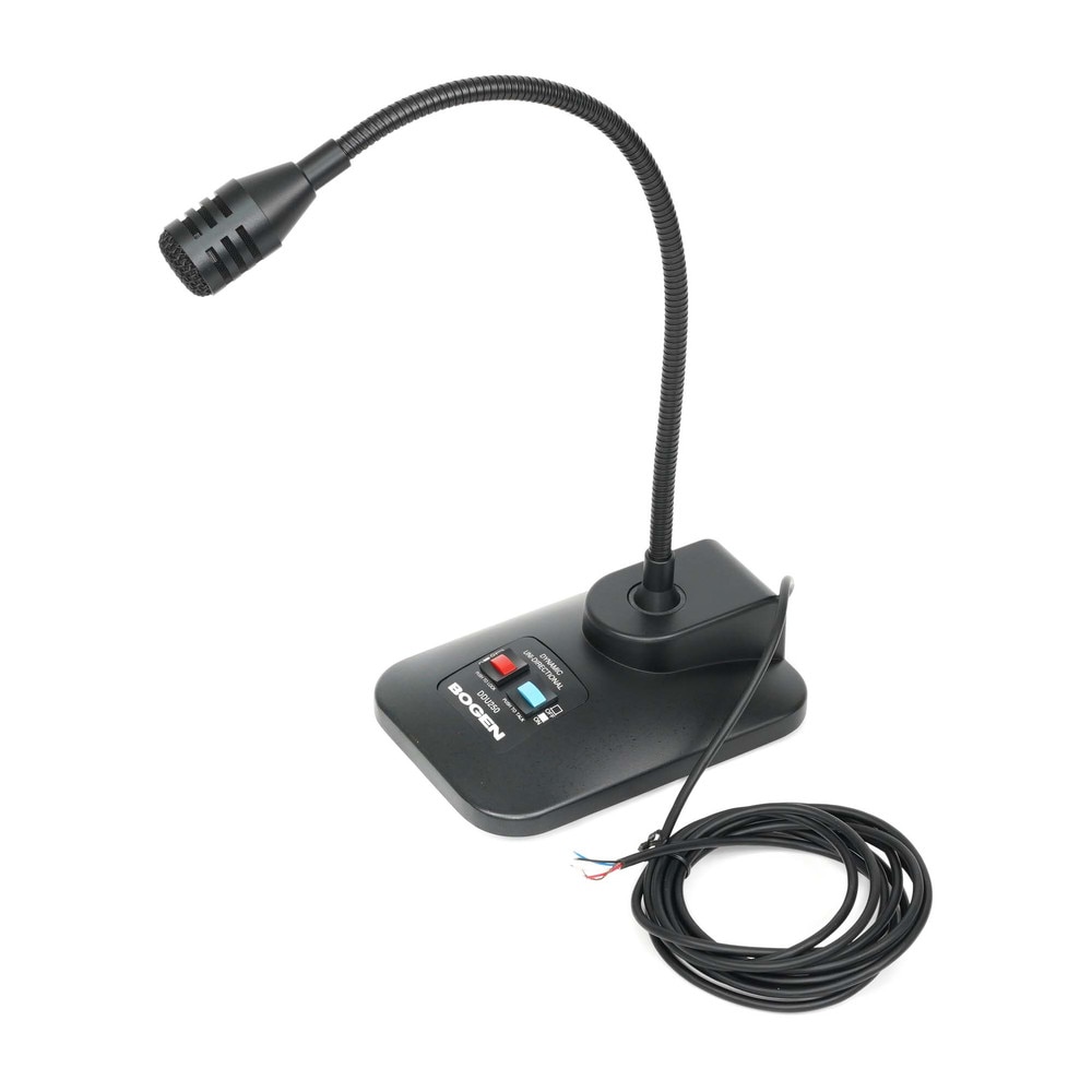 Bogen DDU250 Desktop Dynamic Gooseneck Microphone New 2