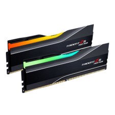 G.Skill Trident Z5 Neo RGB 64GB DDR5 RAM with sleek aluminum heatspreader and customizable RGB lighting