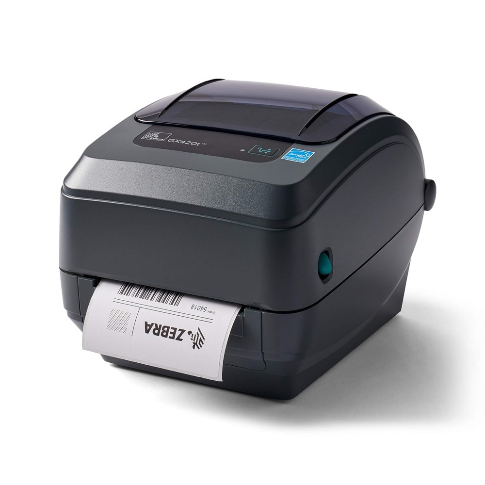 Zebra GX420T Direct Thermal Barcode Label Printer (GX42-202410-000, GX42-202420-000) New 1