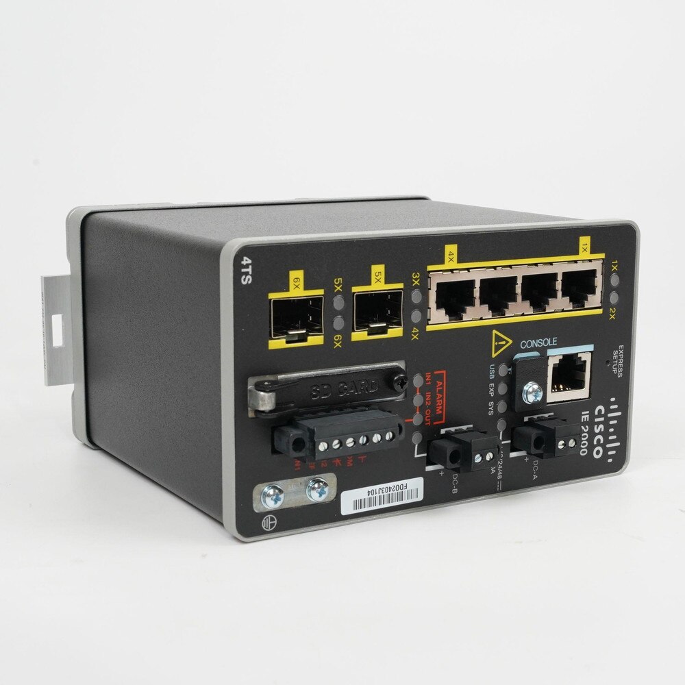 Cisco IE 2000 Series Industrial Ethernet 4-Port Switch (IE-2000-4TS-B-RF) Refresh 2