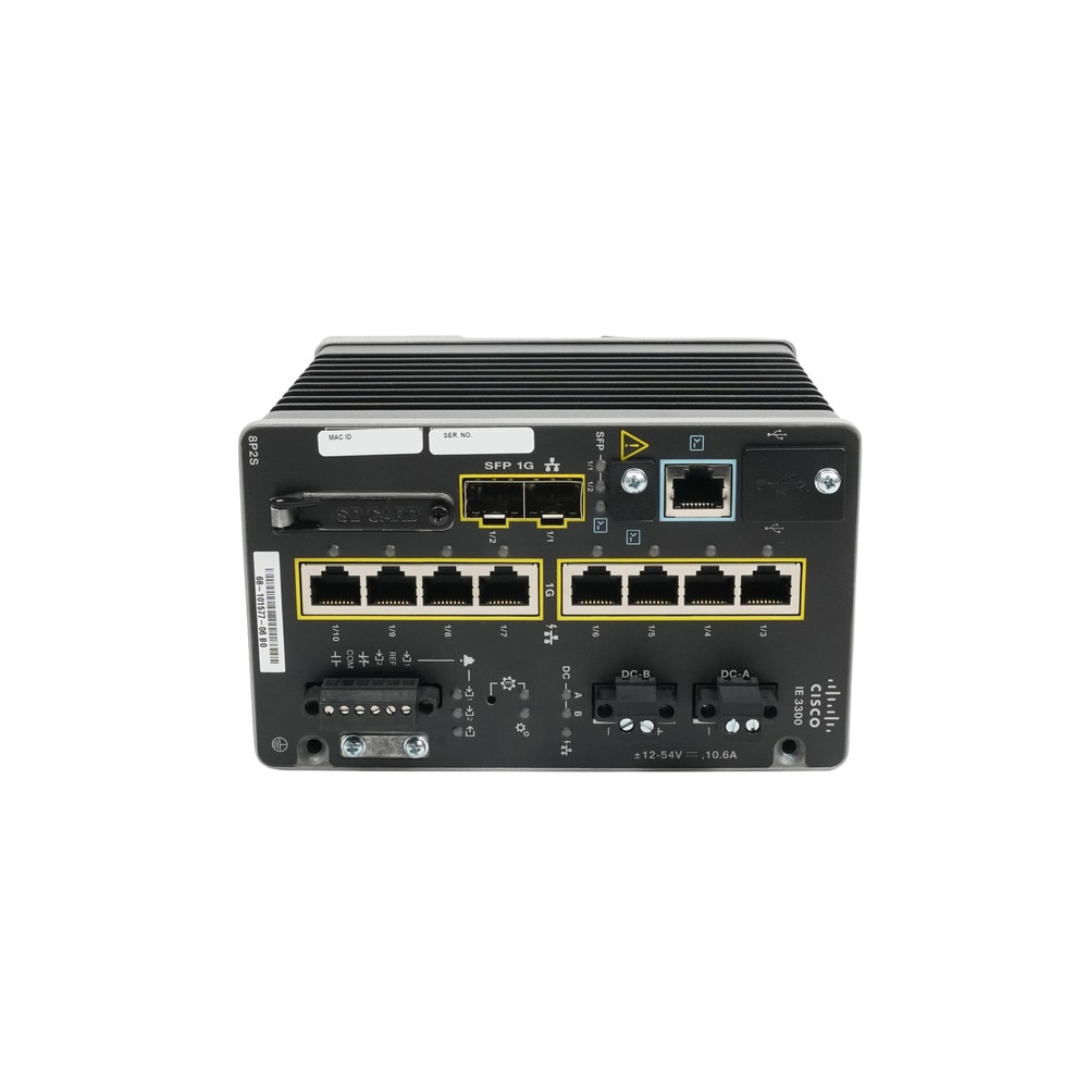 Cisco IE-3300-8P2S-E Catalyst Industrial Ethernet Network Essentials Switch Refresh 3