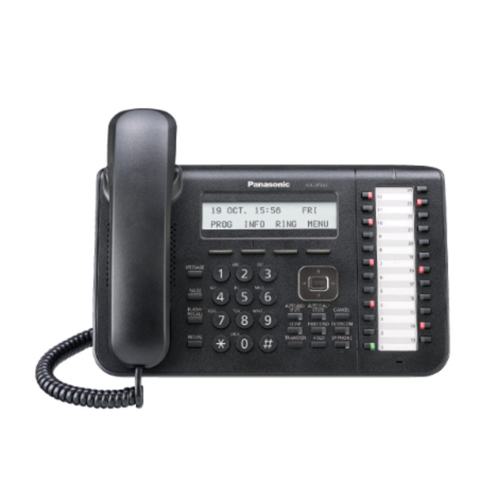Panasonic KX-DT543-B 3-Line Display Digital Telephone (Black) Like New 2