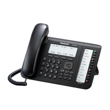 Panasonic KX-NT556-B 6-Line Display Executive IP Telephone (Black) Like New 1