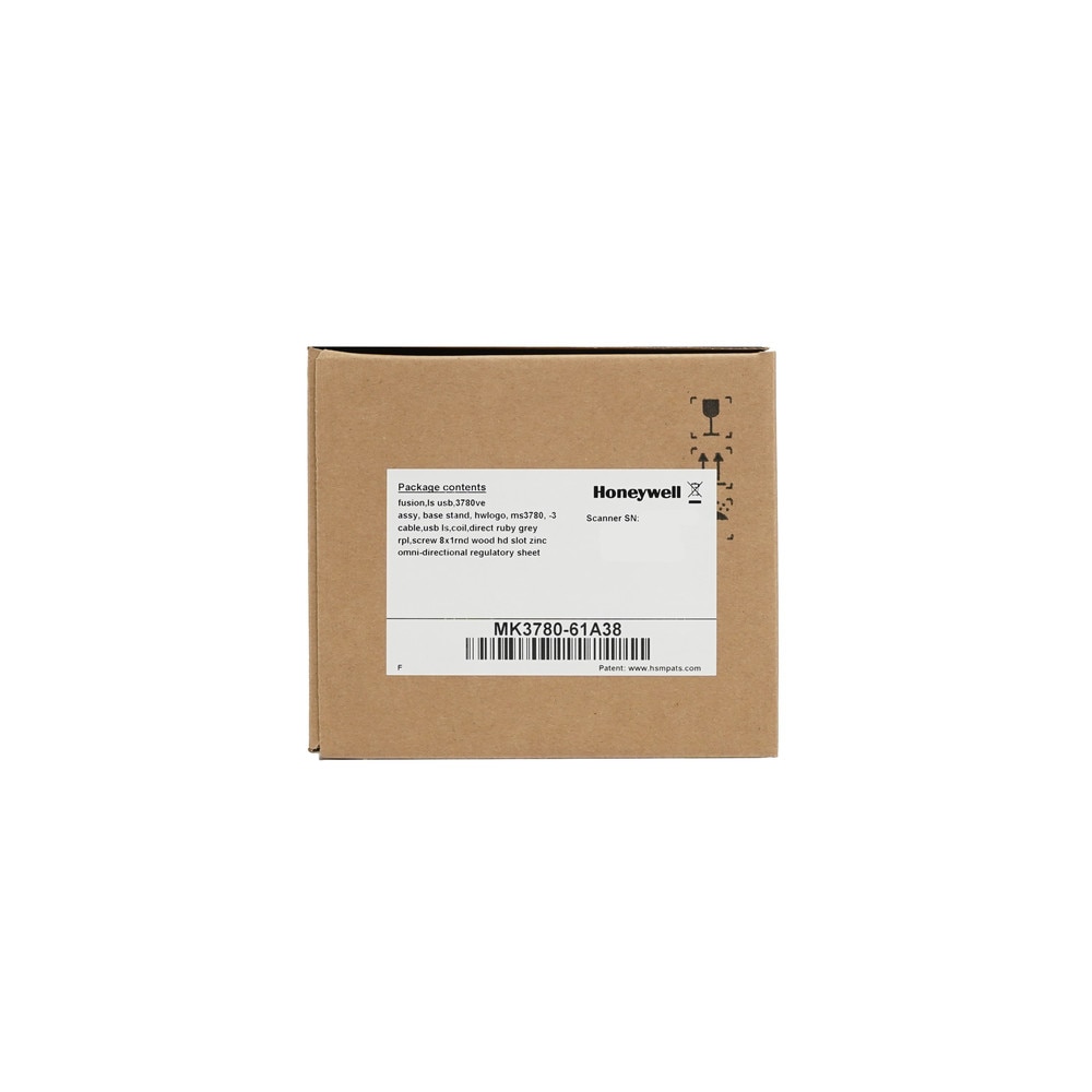 Honeywell Fusion 3780 Barcode Scanner (MK3780-61A38) New 8