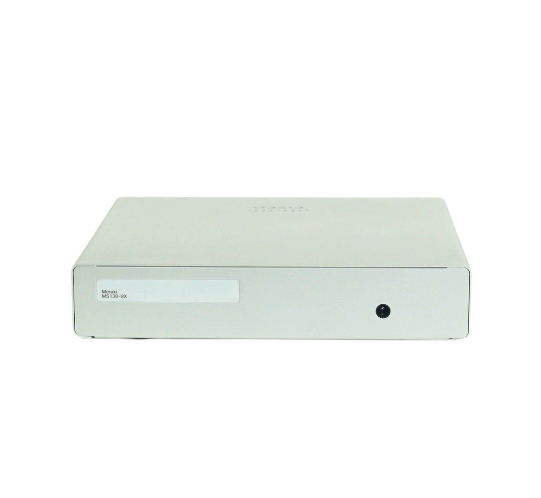 Cisco Meraki MS130-8X Cloud-Managed 6GE + 2x(2.5GE) 120W PoE Switch (MS130-8X-HW) New 3