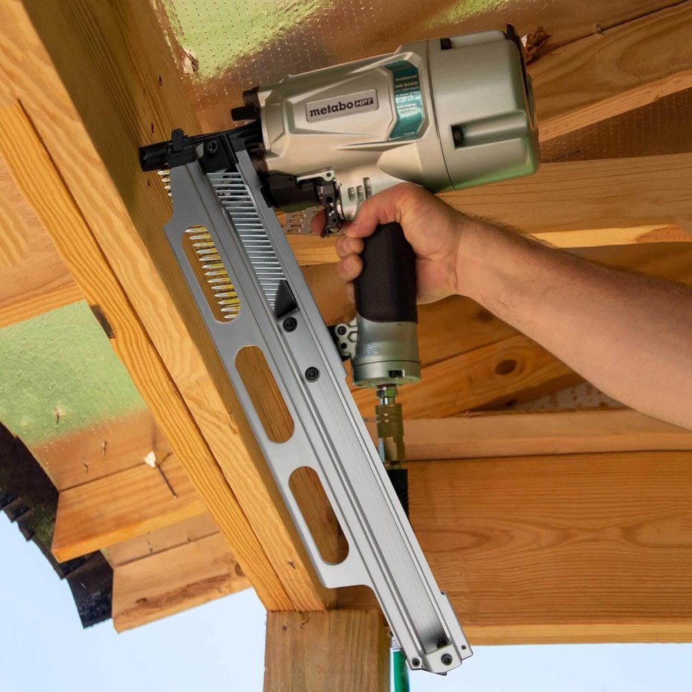 Metabo HPT 3-1/4 Inch 21-Degree Framing Nailer with Aluminum Magazine (NR83A5-S1) New 16