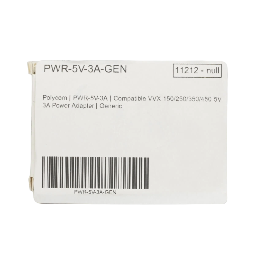 Polycom and Avaya Compatible 5V 3A Power Supply (2200-48872-001, 700512377) New 3