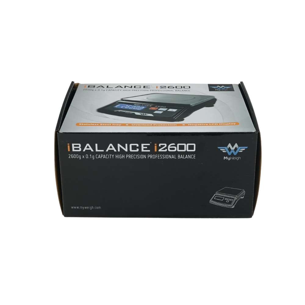 My Weigh iBalance 2600 Table Top Precision Scale (SCM2600BLACK) New 5